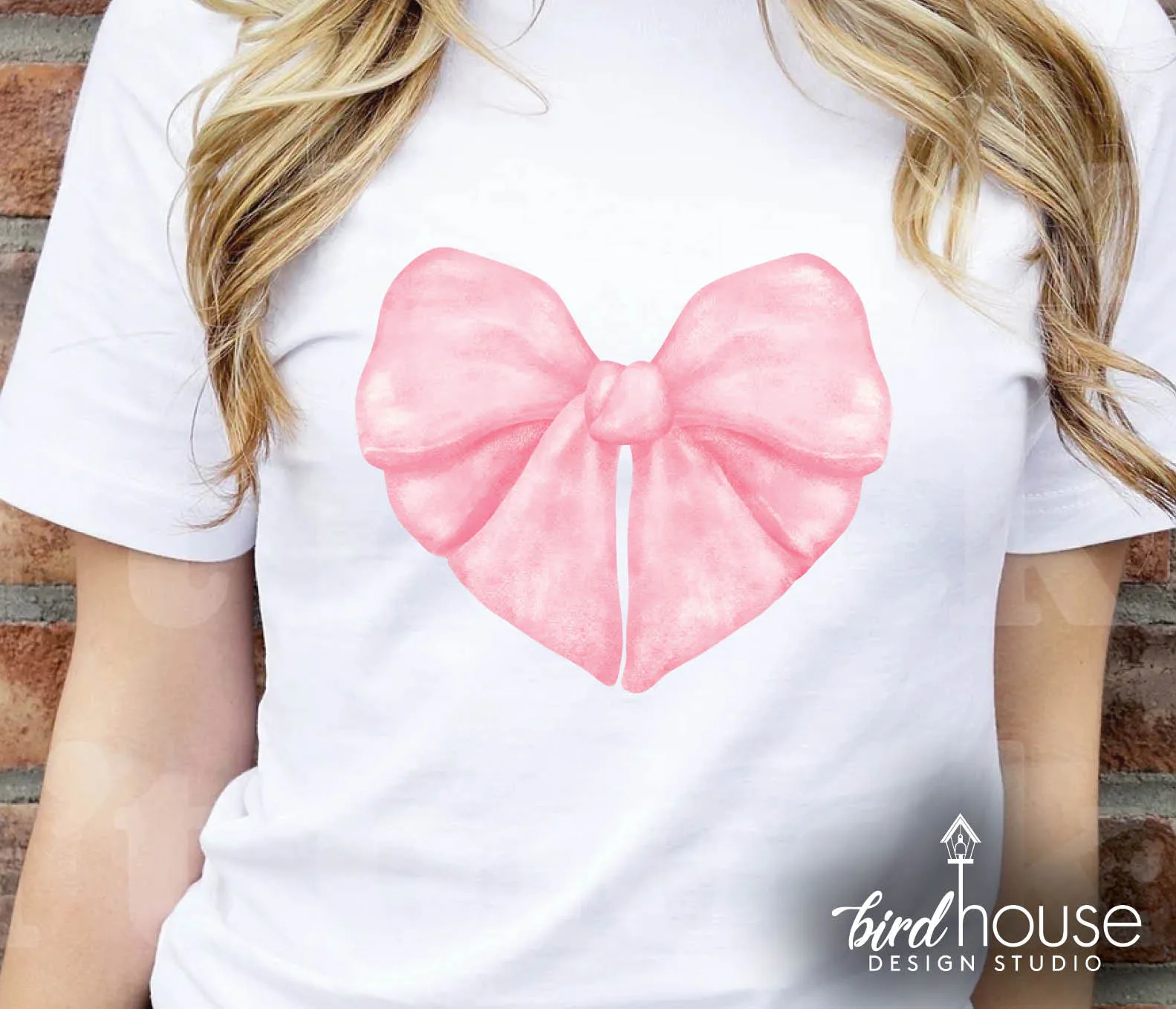 Coquette Bow Heart Graphic Tee Shirt