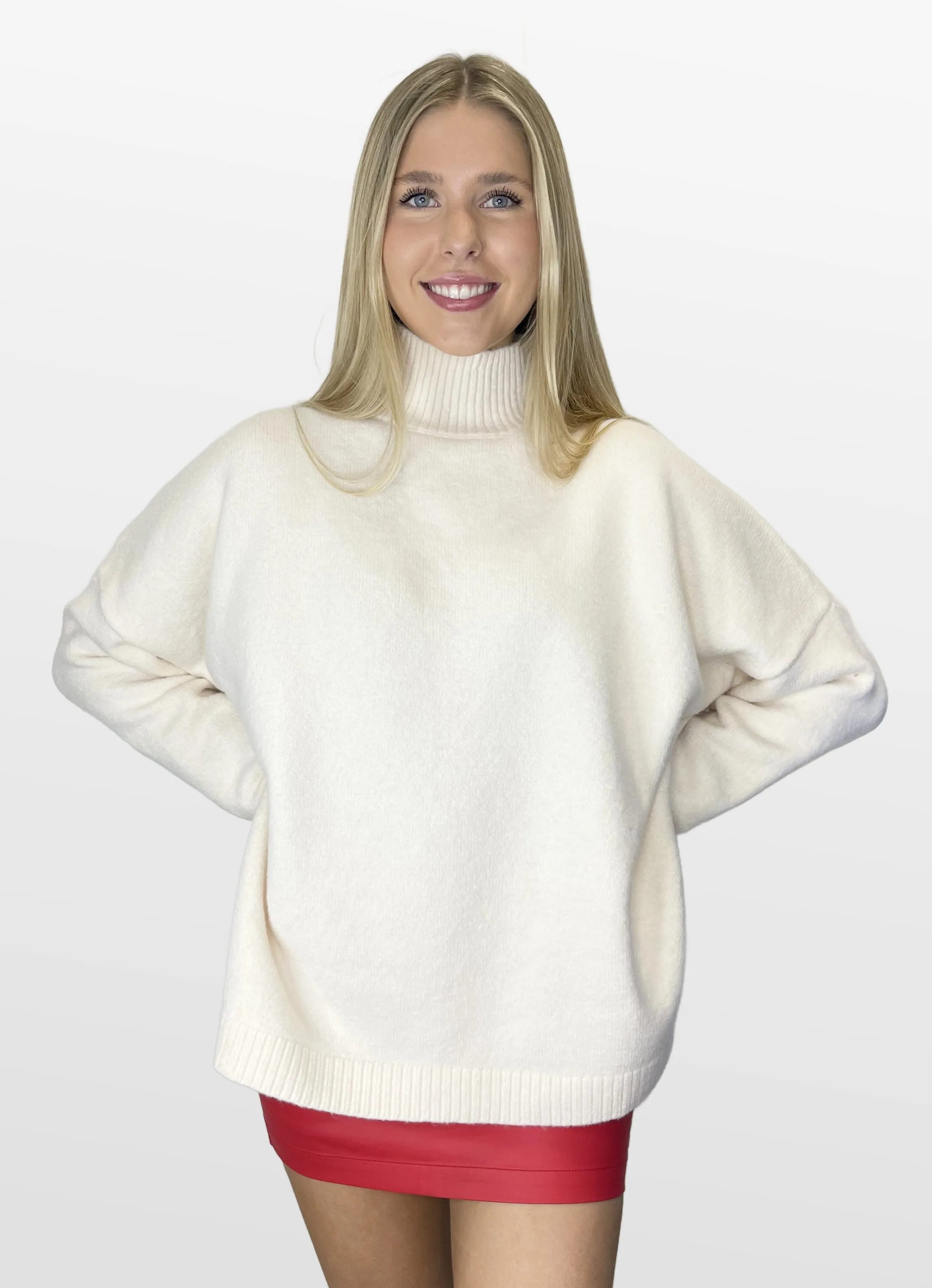 Cream of the Crop Oversize Sweater