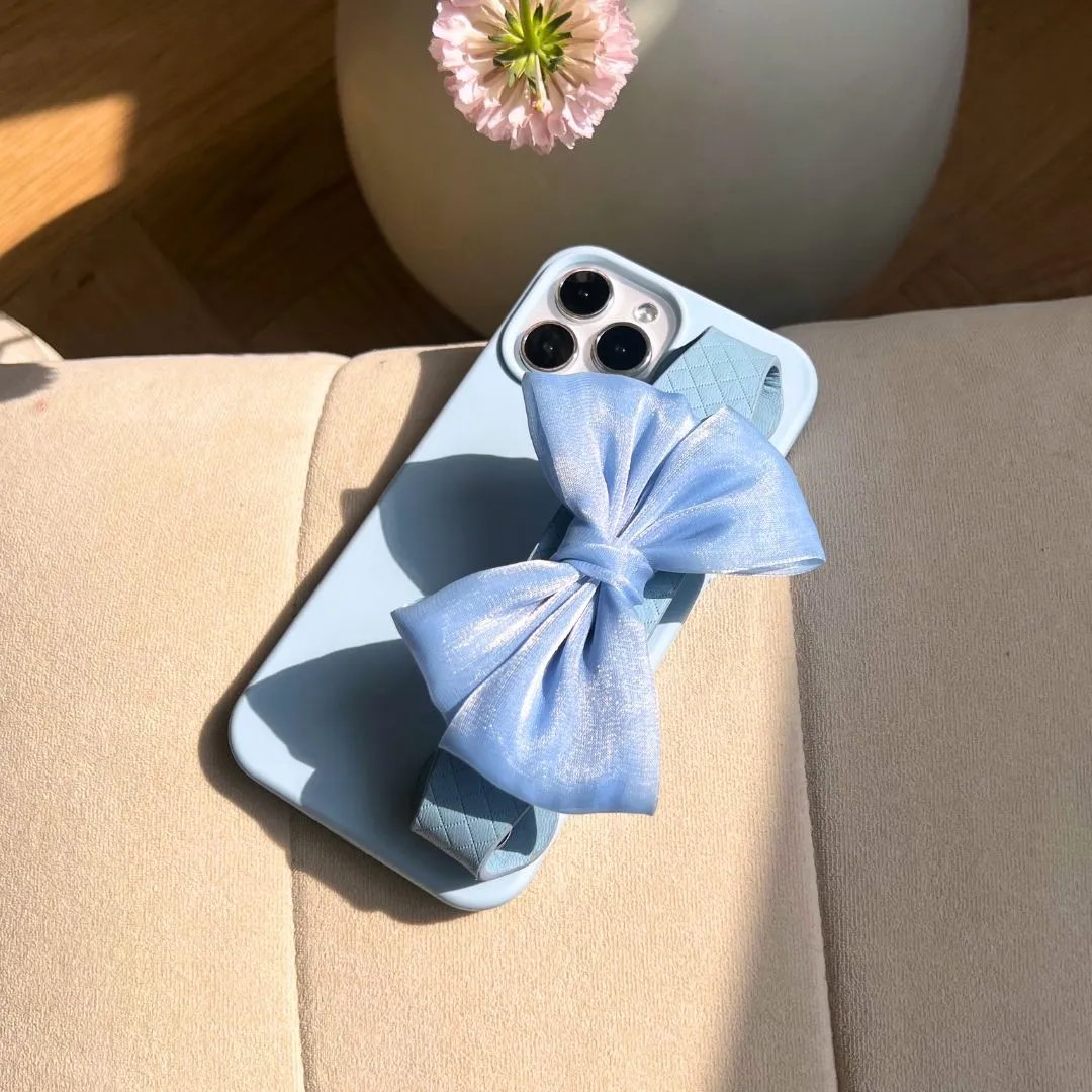 Cross-body Shiny Bowknot Phone Case