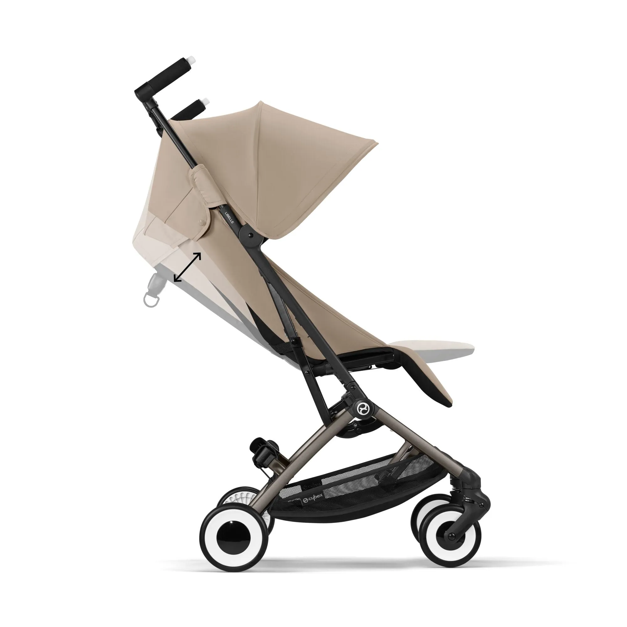 Cybex, New Libelle Ultra Compact Stroller, Almond Beige