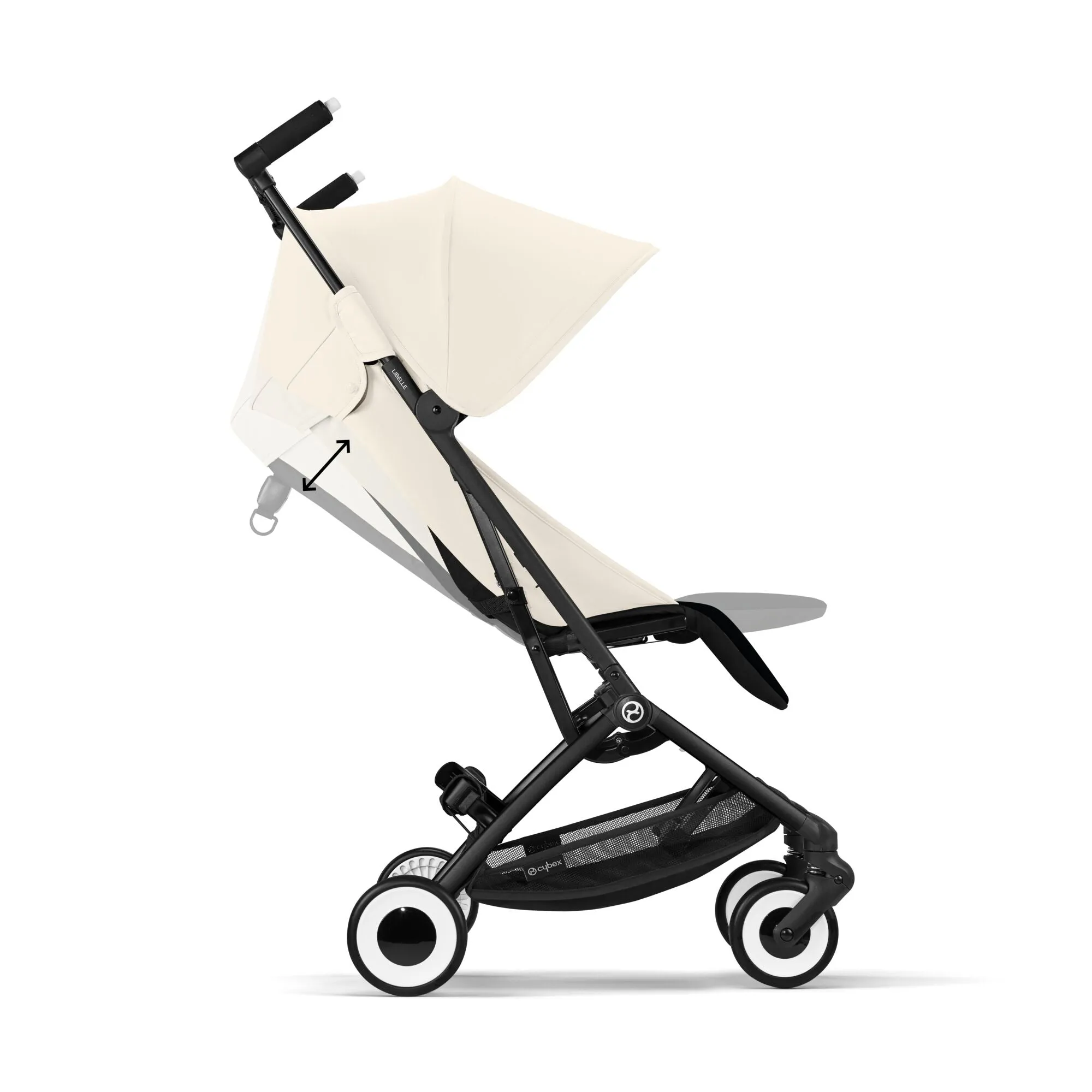 Cybex, New Libelle Ultra Compact Stroller, Canvas White