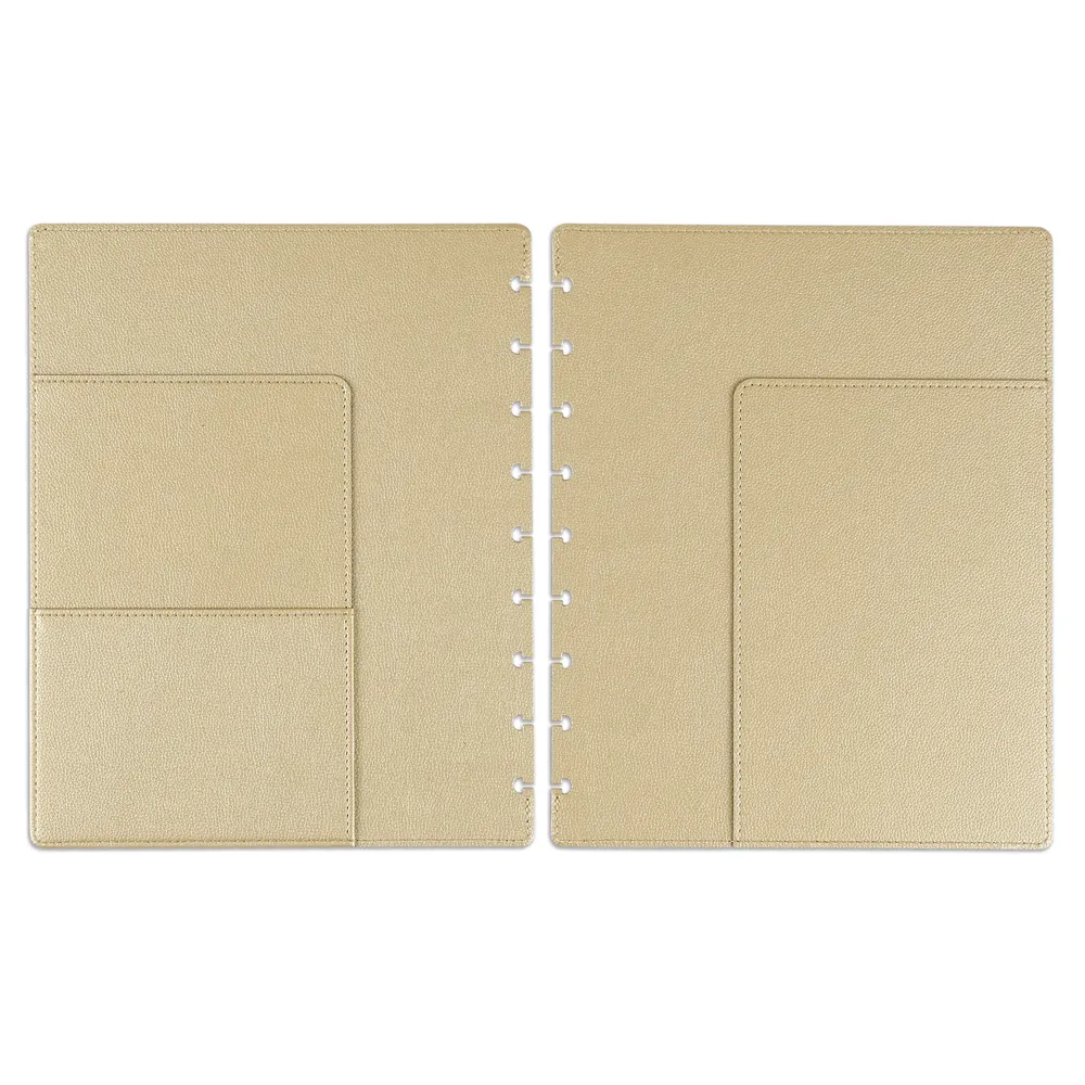 DELUXE Snap In Classic Planner Cover - Gold