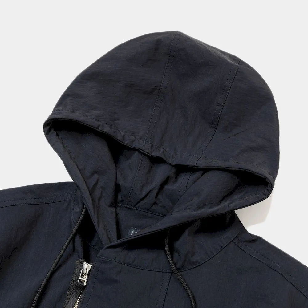 Dope Dyed Hooded Blouson (Off Black) / MW-SH24101