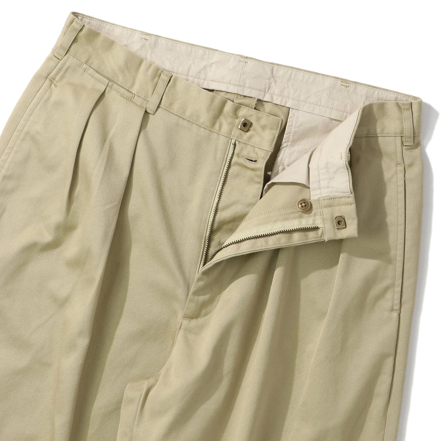 Double Pleat Chino Pants