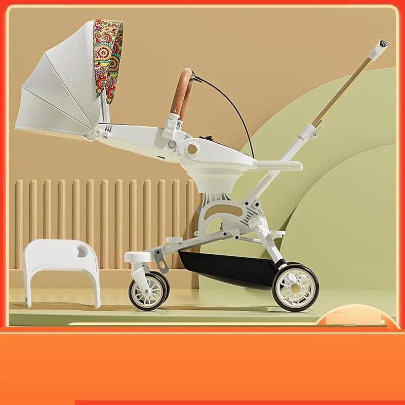 DreamGlide Ultra-Fold Baby Stroller – Lightweight, Shock-Absorbing, Two-Way Comfort