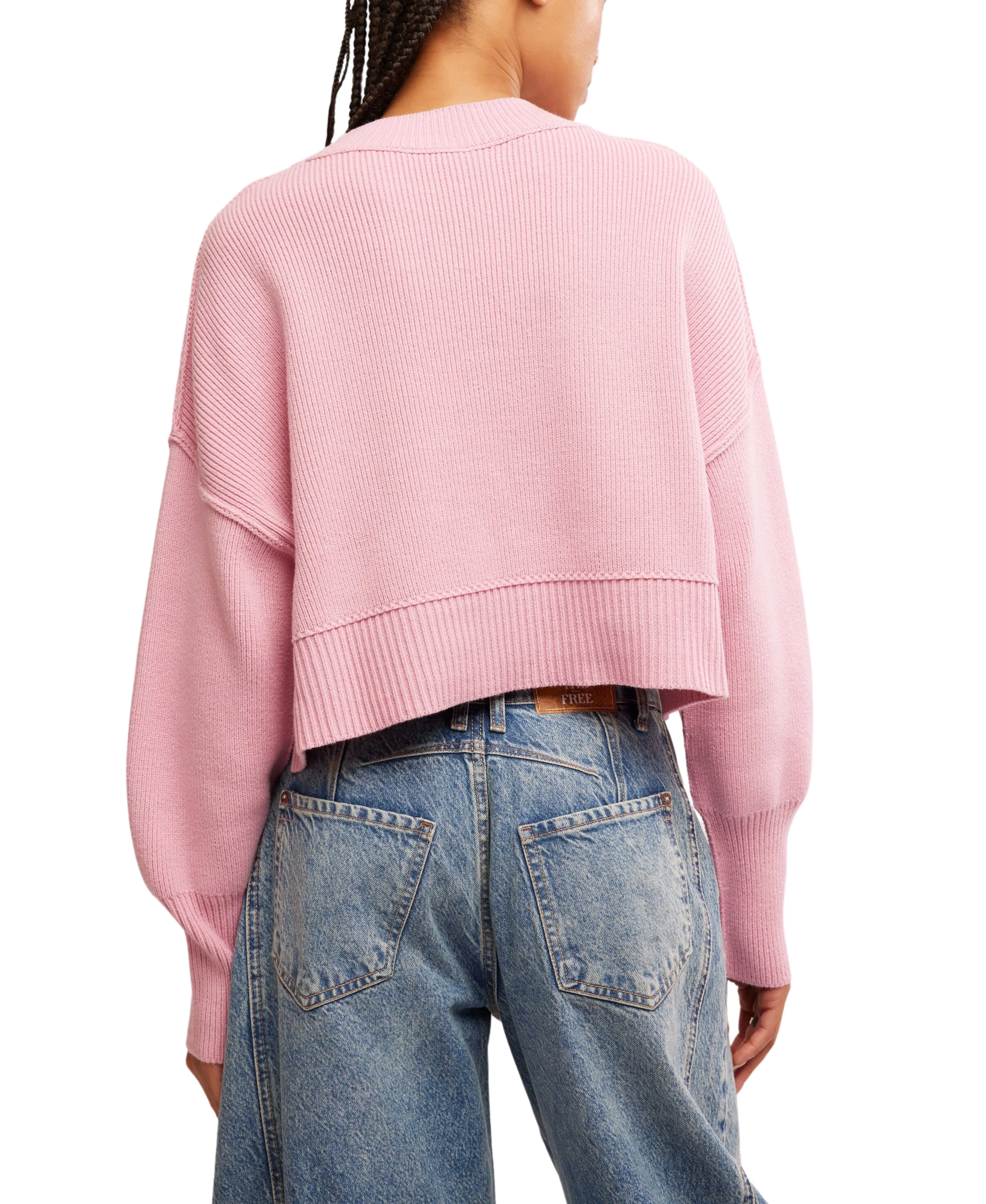 Easy Street Crop Pullover in Lollipop