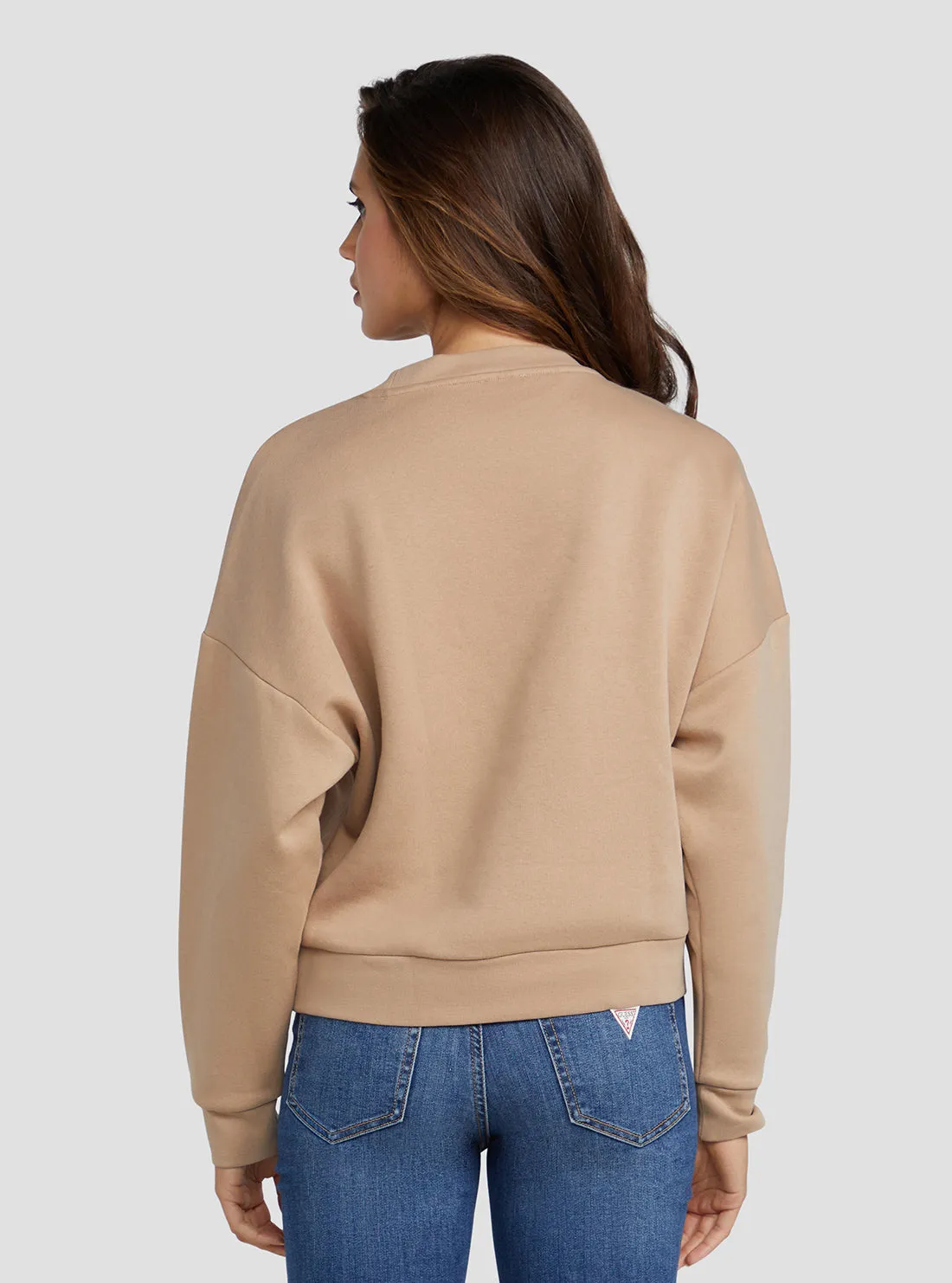 Eco Beige Clara Logo Jumper