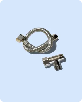 Electric Bidet Skirted Toilet Kit for 3/8" Connections