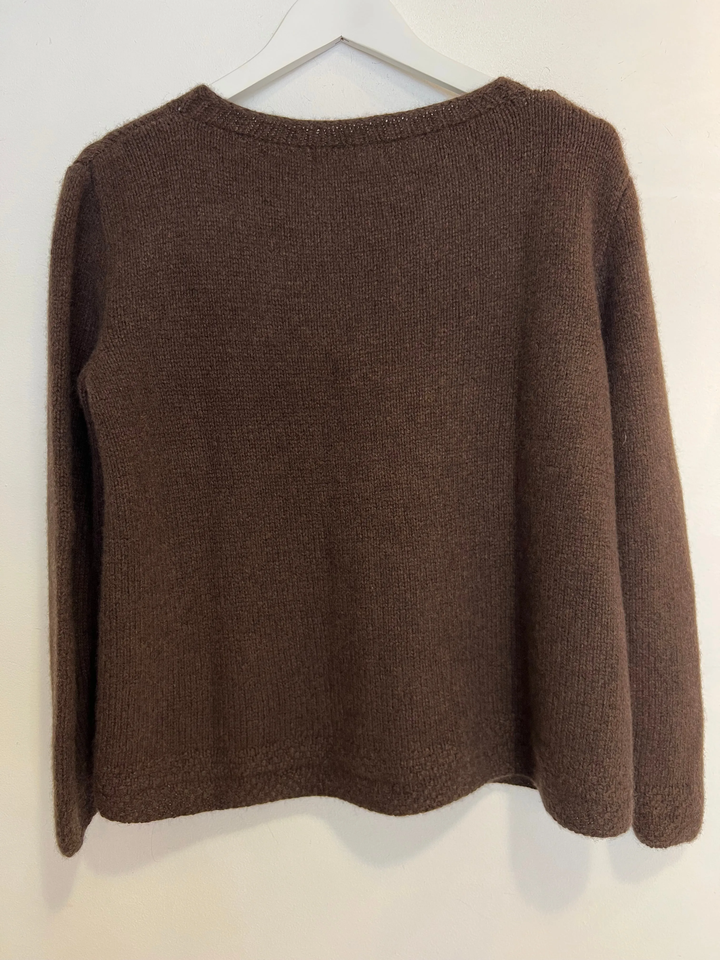 English Weather Peat Guernsey Sweater