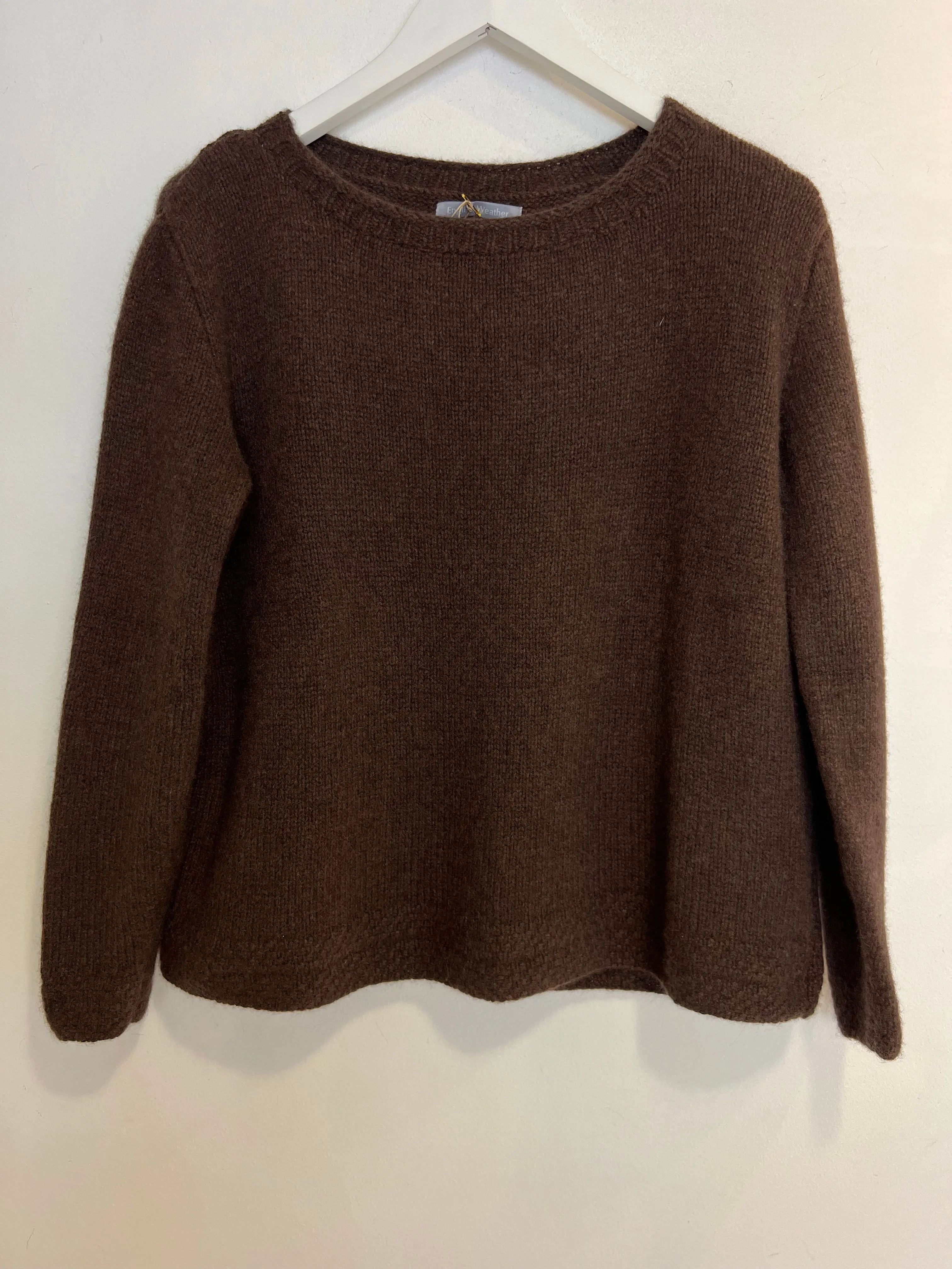 English Weather Peat Guernsey Sweater