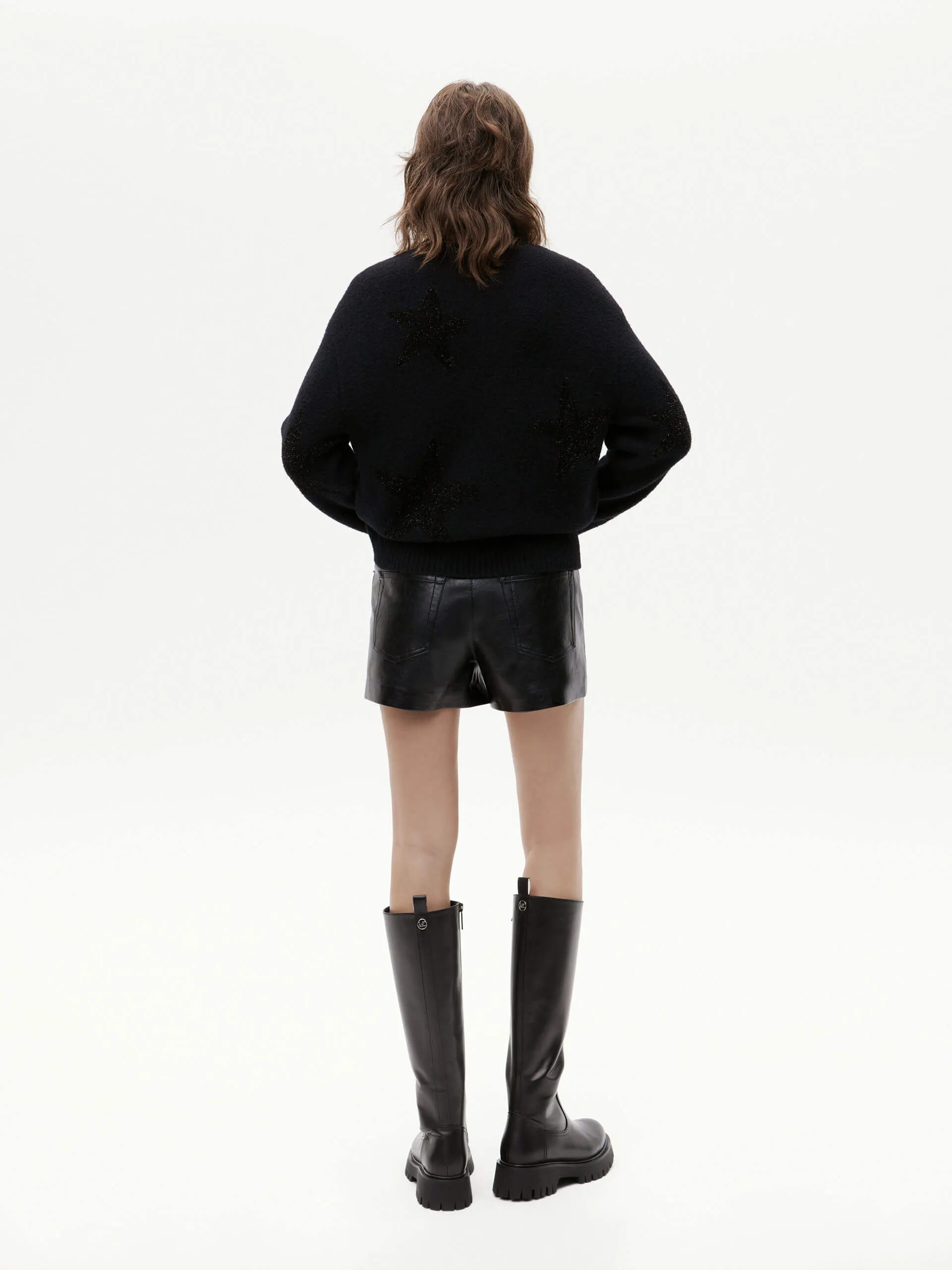 Faux Leather Mini Shorts