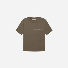 FEAR OF GOD ESSENTIALS TEE FW22 - WOOD