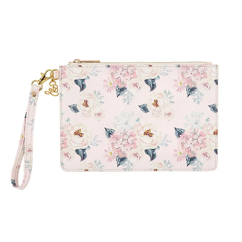 Floral Bridesmaid Wristlet