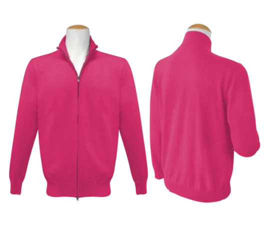 Full Zip Jumper - Magenta