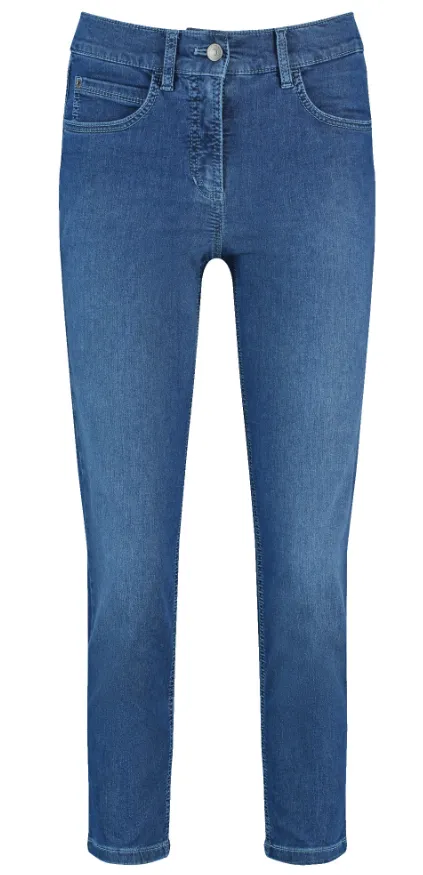 GERRY WEBER<BR>
7/8 Jeans BEST4ME Jeans<BR>
Blue<BR>