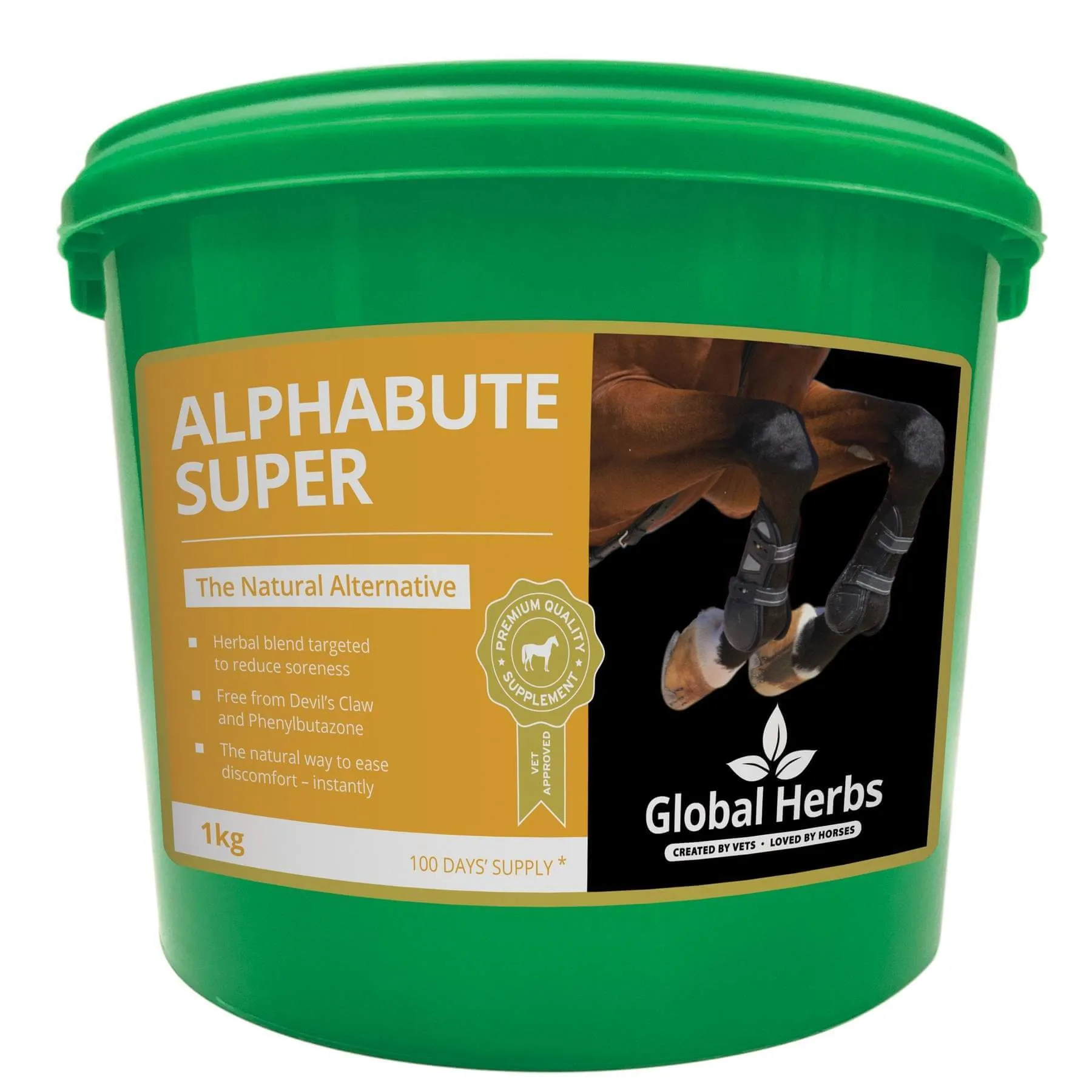 Global Herbs Alphabute Super Mobility Supplement for Horses & Ponies