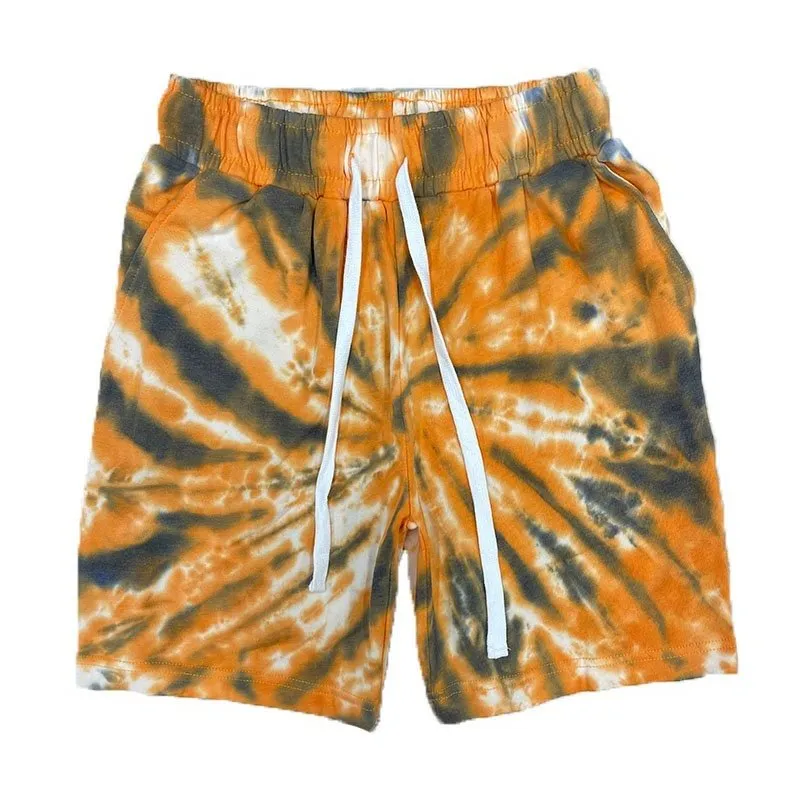 Gold Tie Dye Shorts