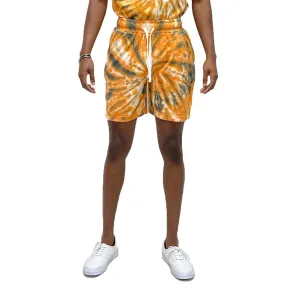 Gold Tie Dye Shorts