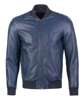 Greer Mens Wax Finish Sheep Leather Jacket