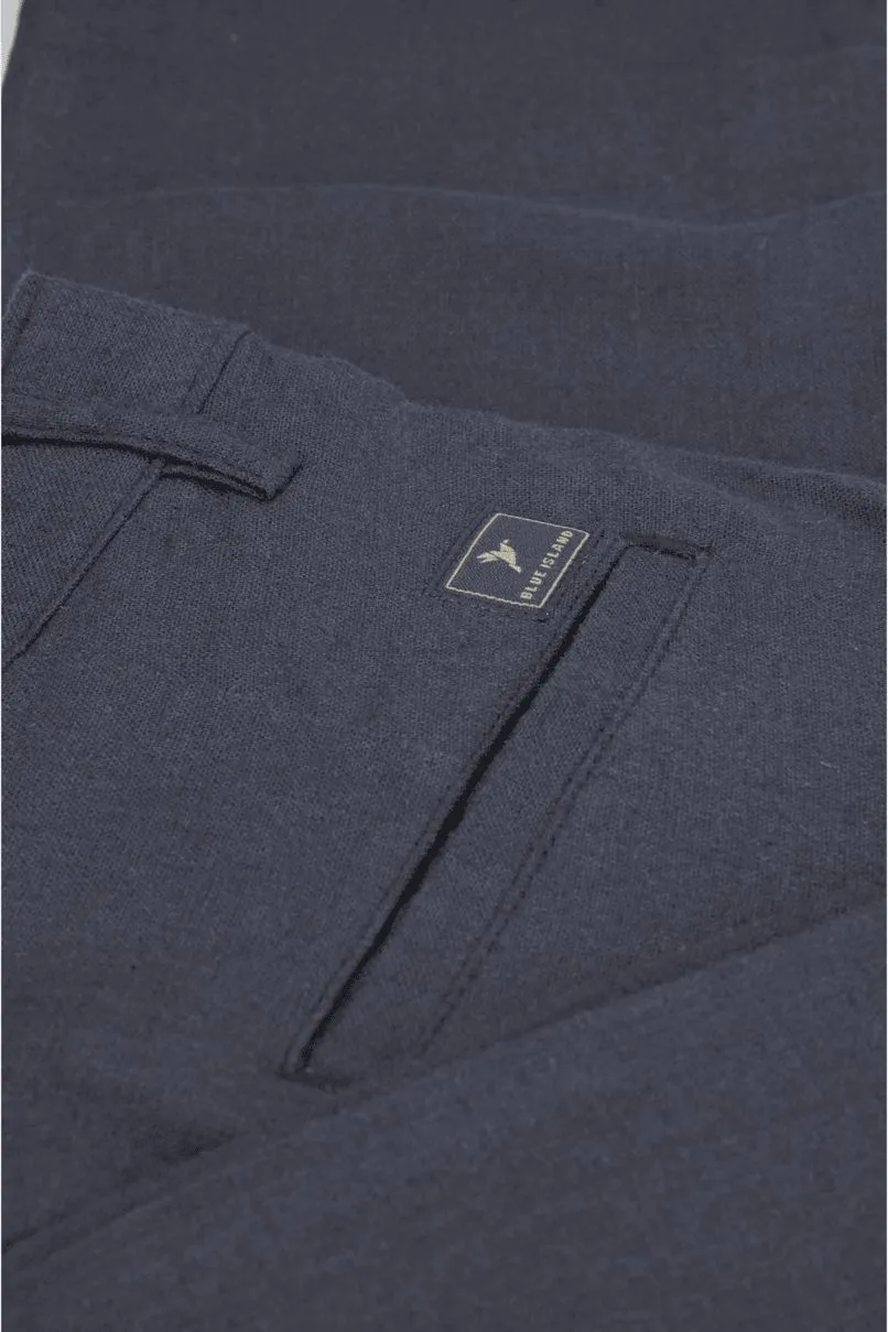 Grey Linen - 2 way stretch - COTTON PANT