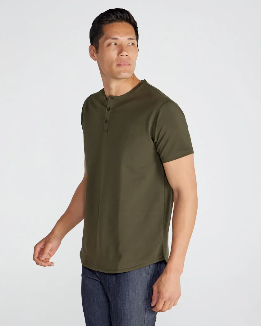 Henley Drop-Cut: LUX (Size XXXL)