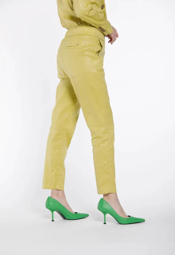 Iris Chino Pant - Acid Yellow