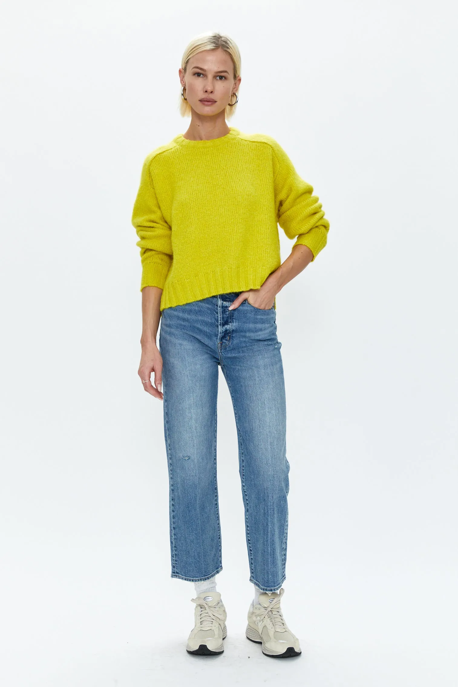 Ivyshape | Bright Colored Sweater