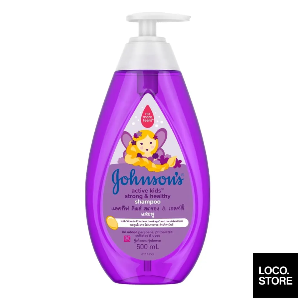 Johnsons Active Kids Strong & Healthy Shampoo 500ml