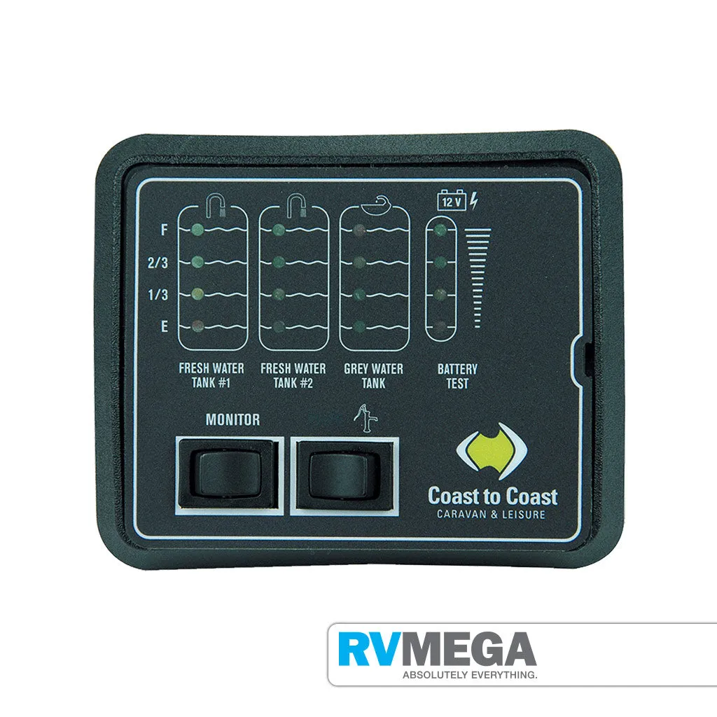 JRV Tank Monitor - Three Tanks & Battery Indicator