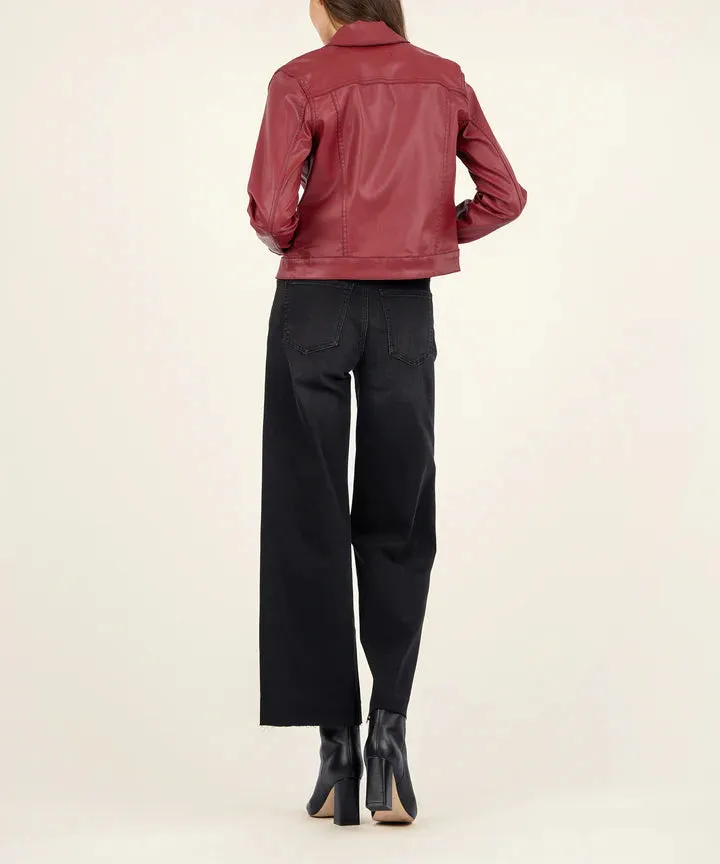 Julia Crop Jacket (Red)