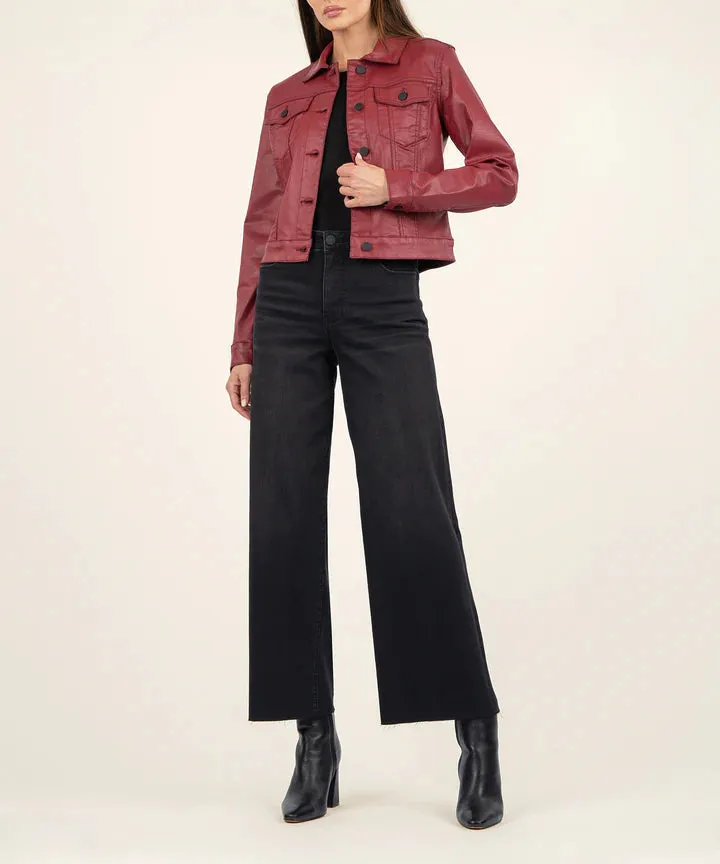 Julia Crop Jacket (Red)