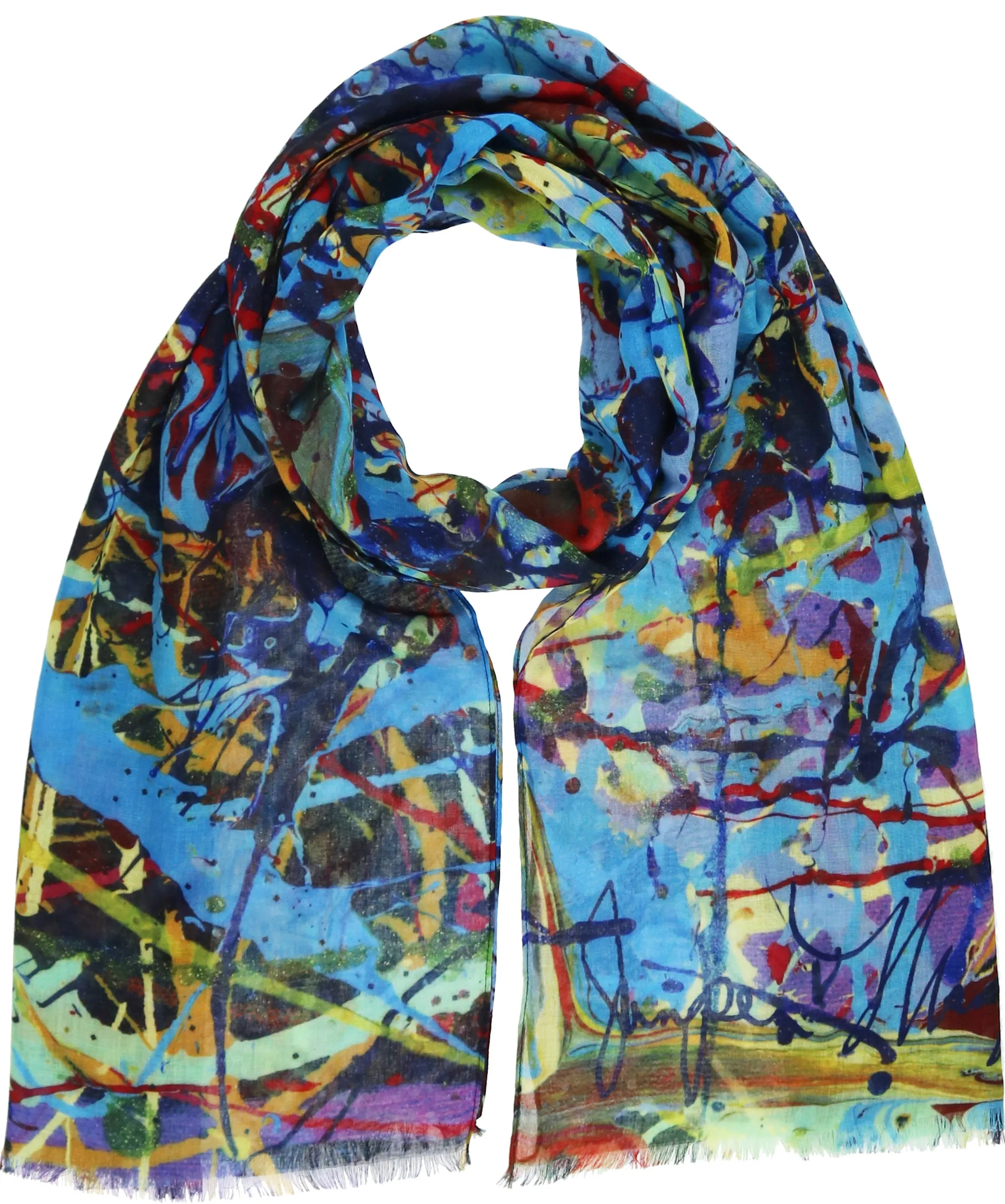 Jumper Maybach X FRAAS "Taffy Galaxy Whew" Recycled Polyester Scarf