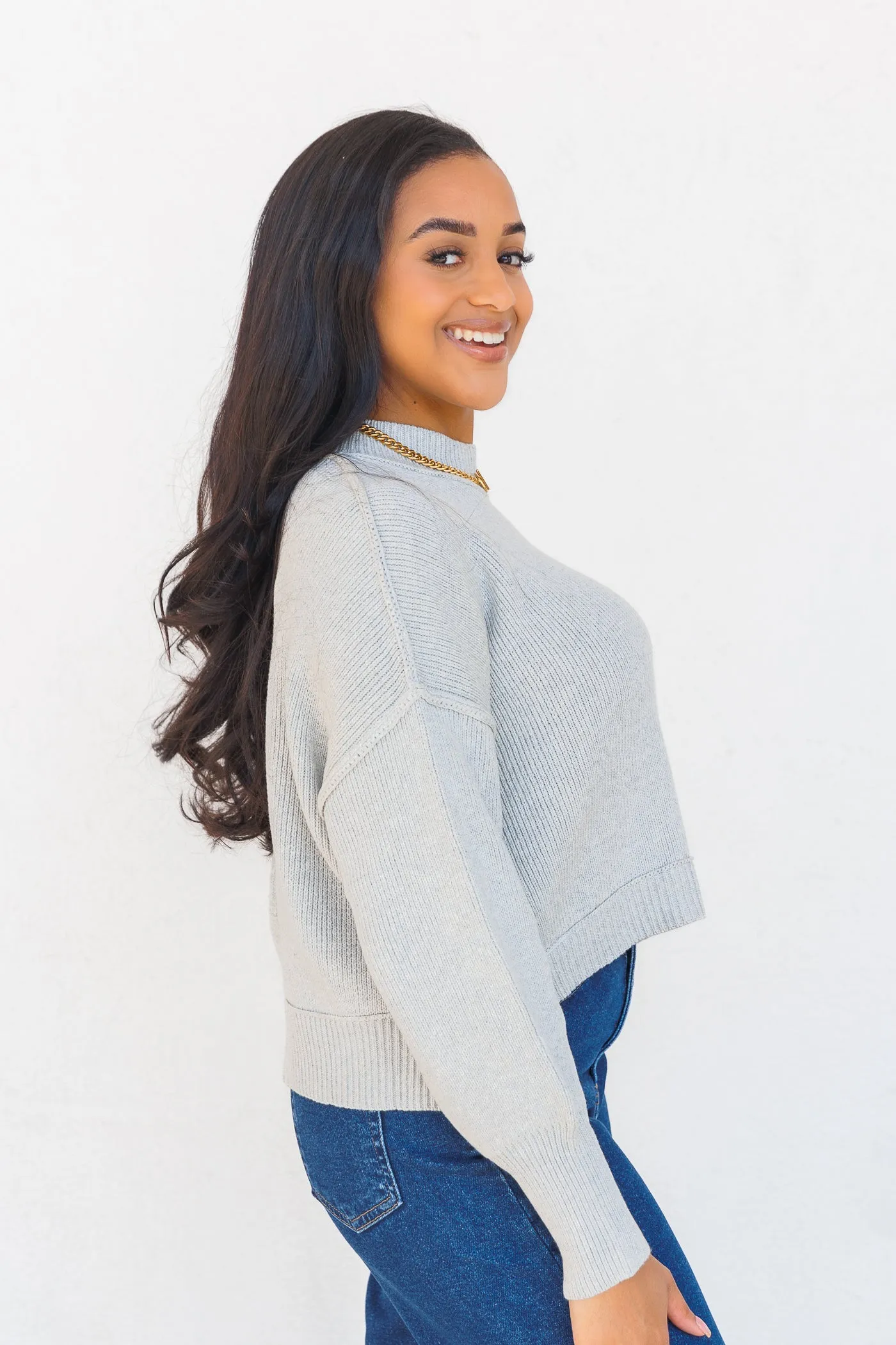 KAYLEE MOCK NECK SWEATER