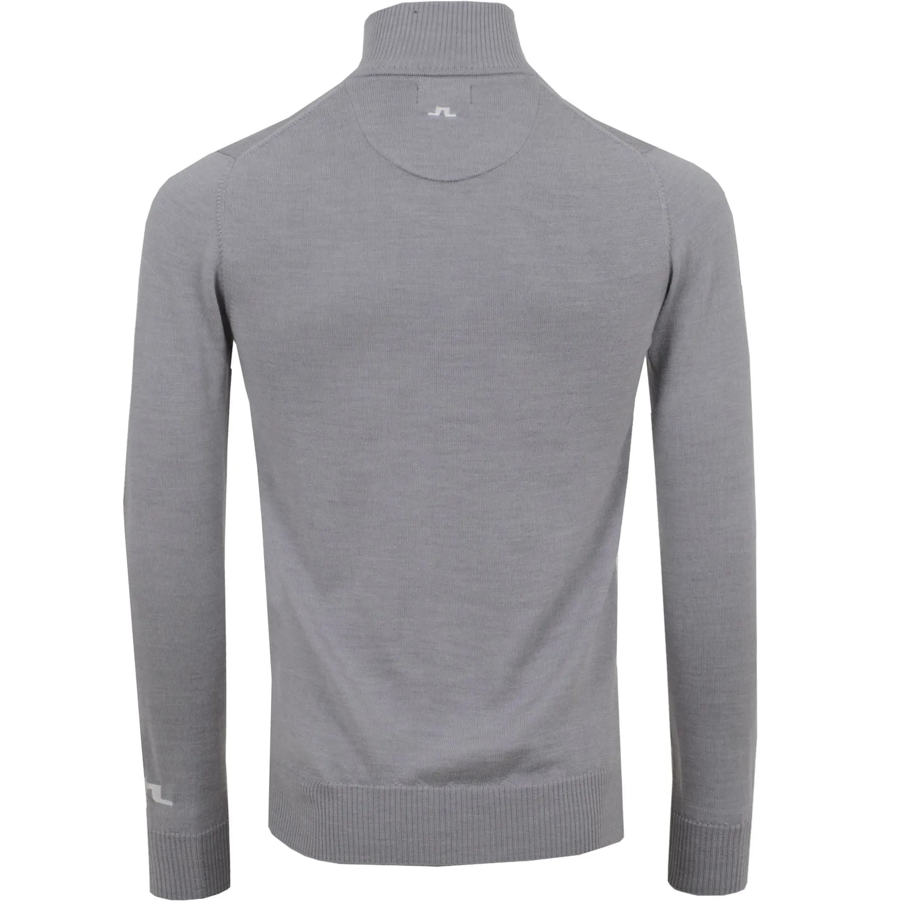 Kian Zipped Golf Sweater Grey Melange - 2024