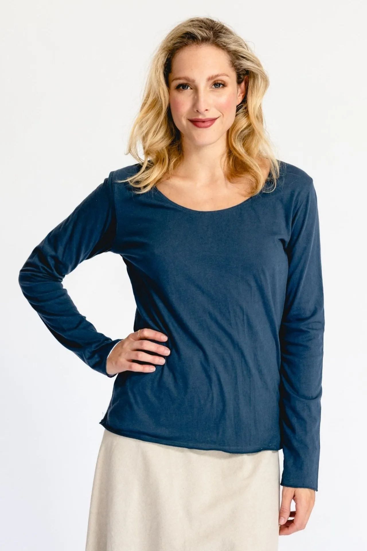 Kora Reversible Top - Cobalt