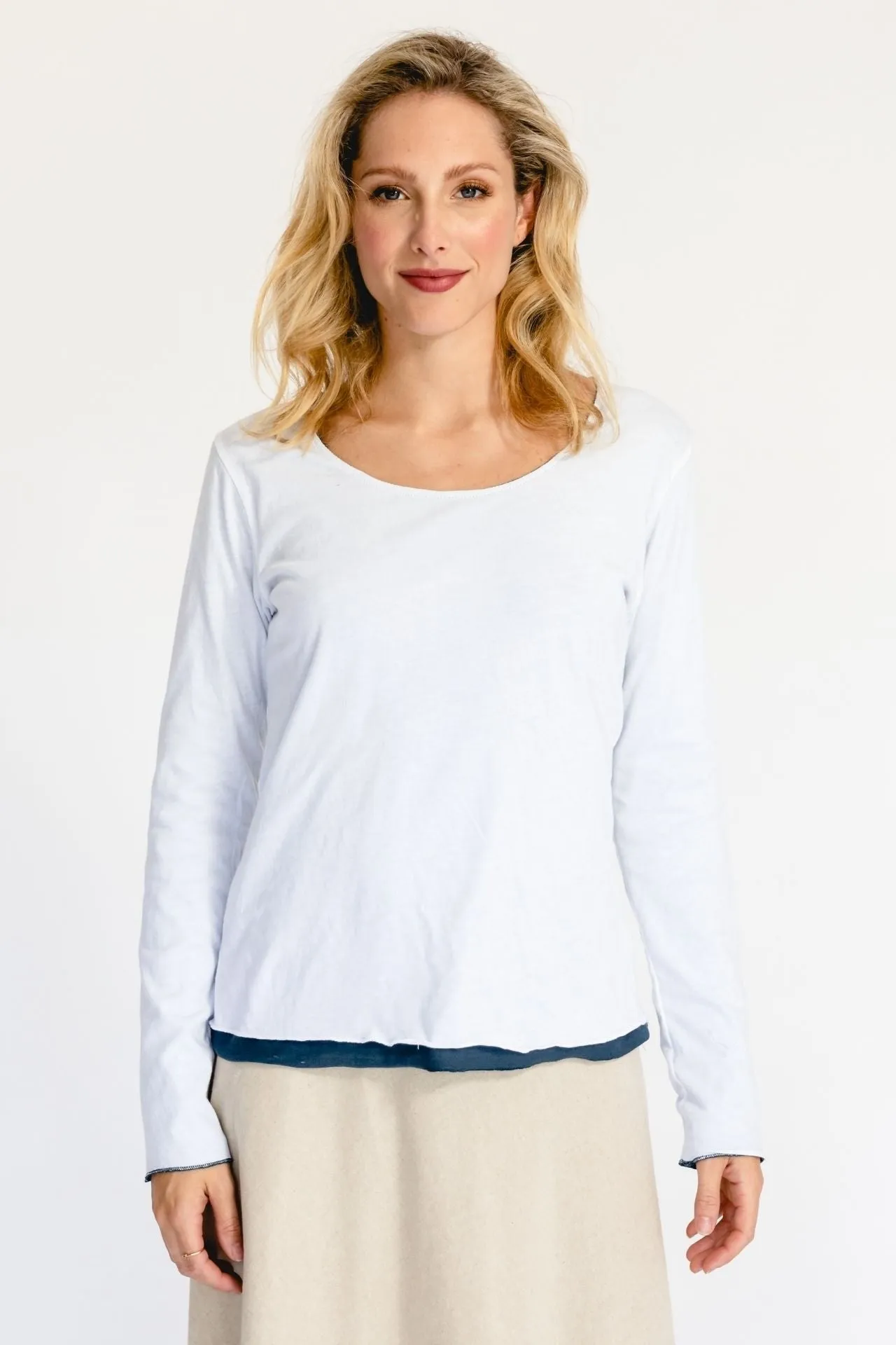 Kora Reversible Top - Cobalt