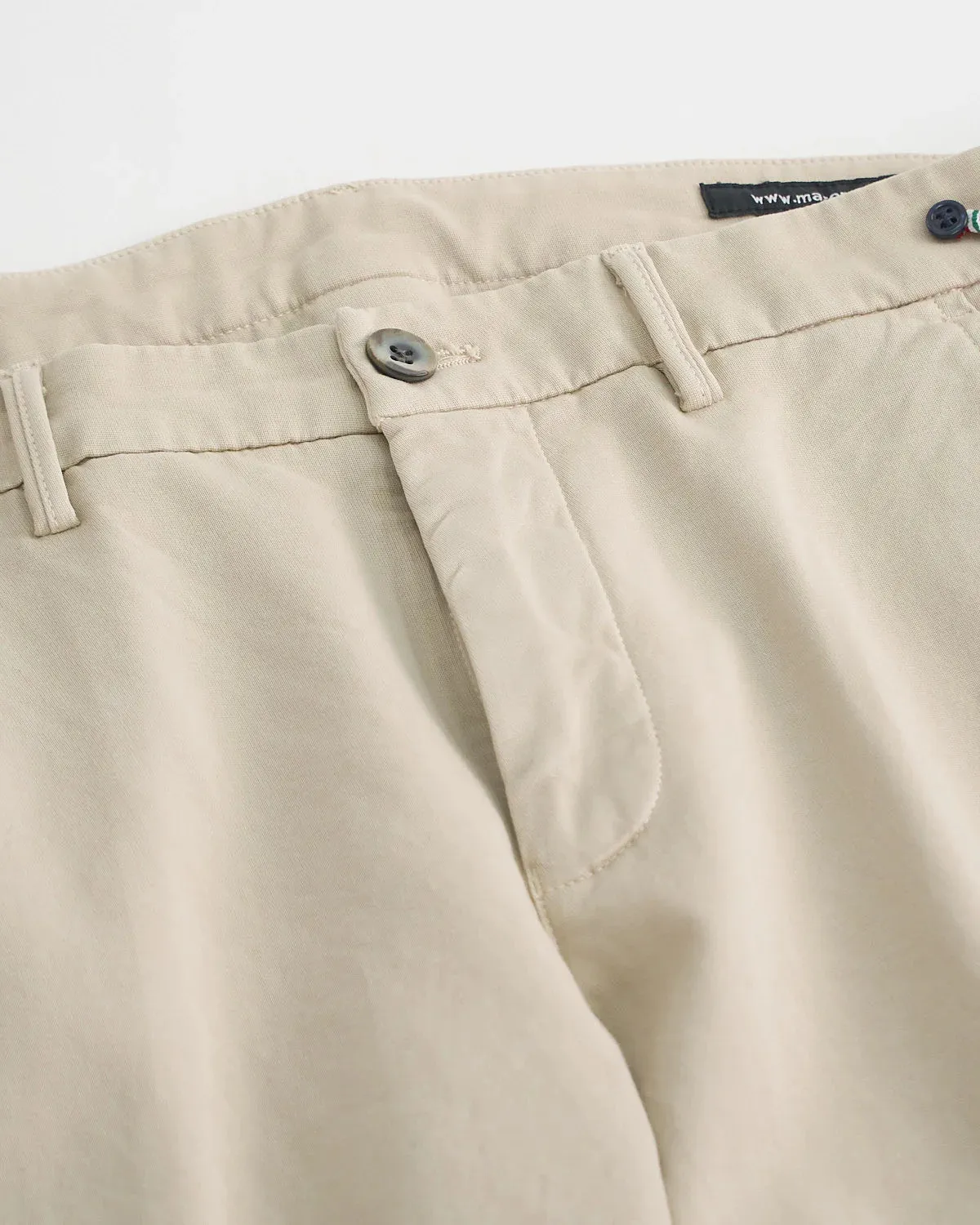 Light Beige Chino Gaberdine Stretch - Mason's