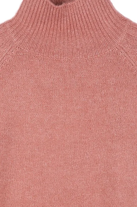 Lilou Crop mock neck sweater