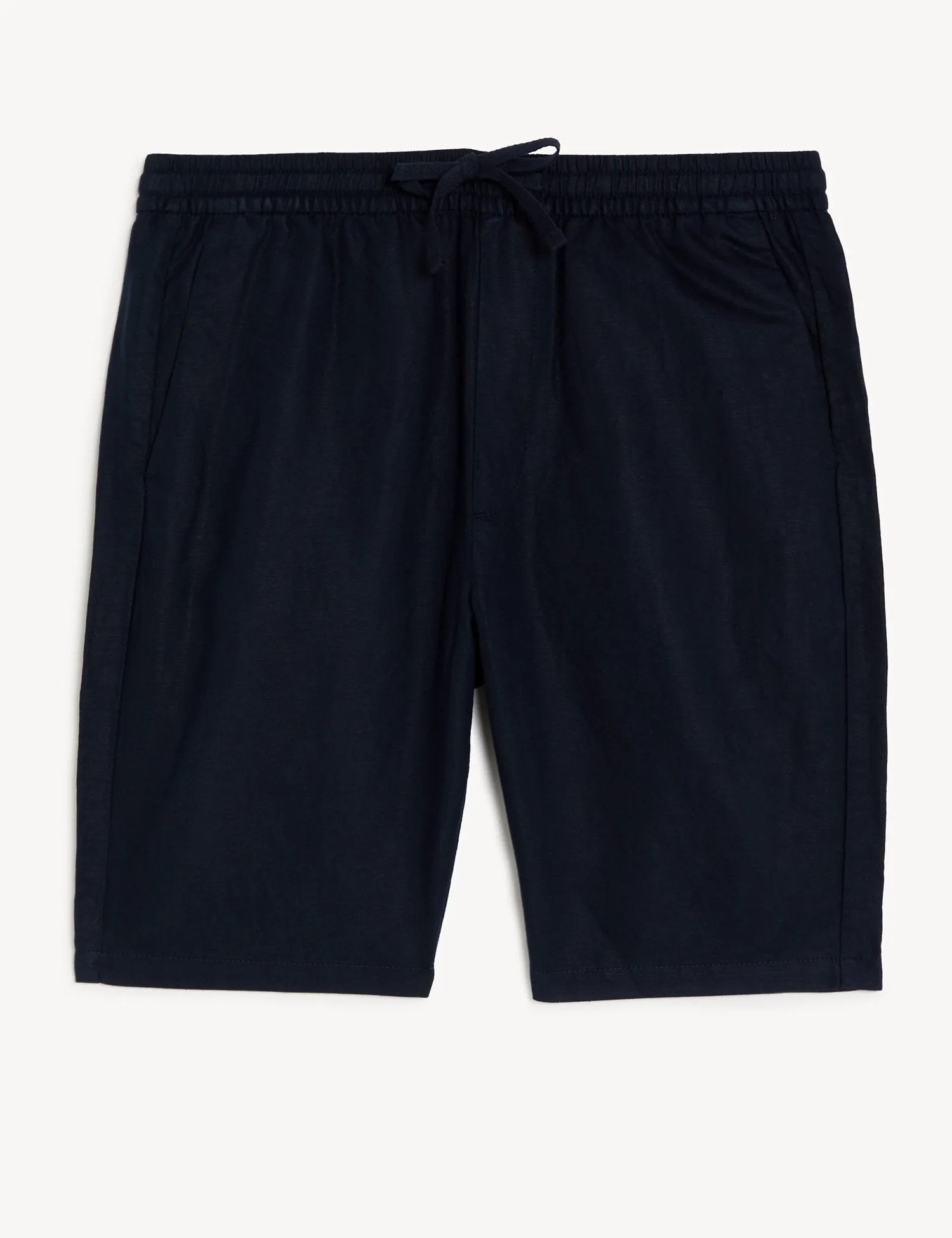 Linen Blend Elasticated Waist Chino Shorts