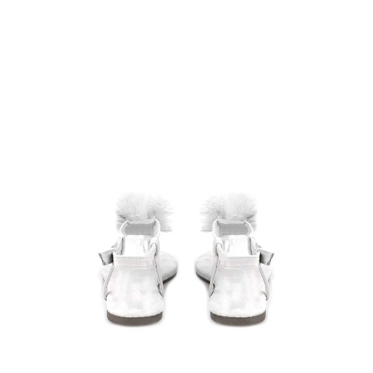 Lottie Toe Post Pom Pom Flat Sandal