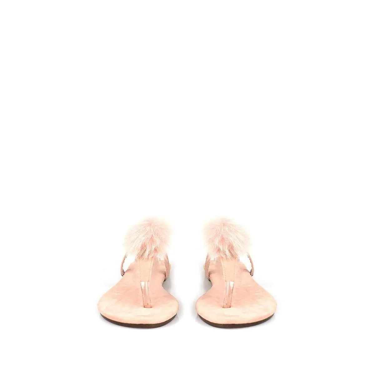 Lottie Toe Post Pom Pom Flat Sandal