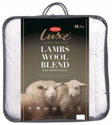 Luxe Lambswool Blend Quilt by Tontine