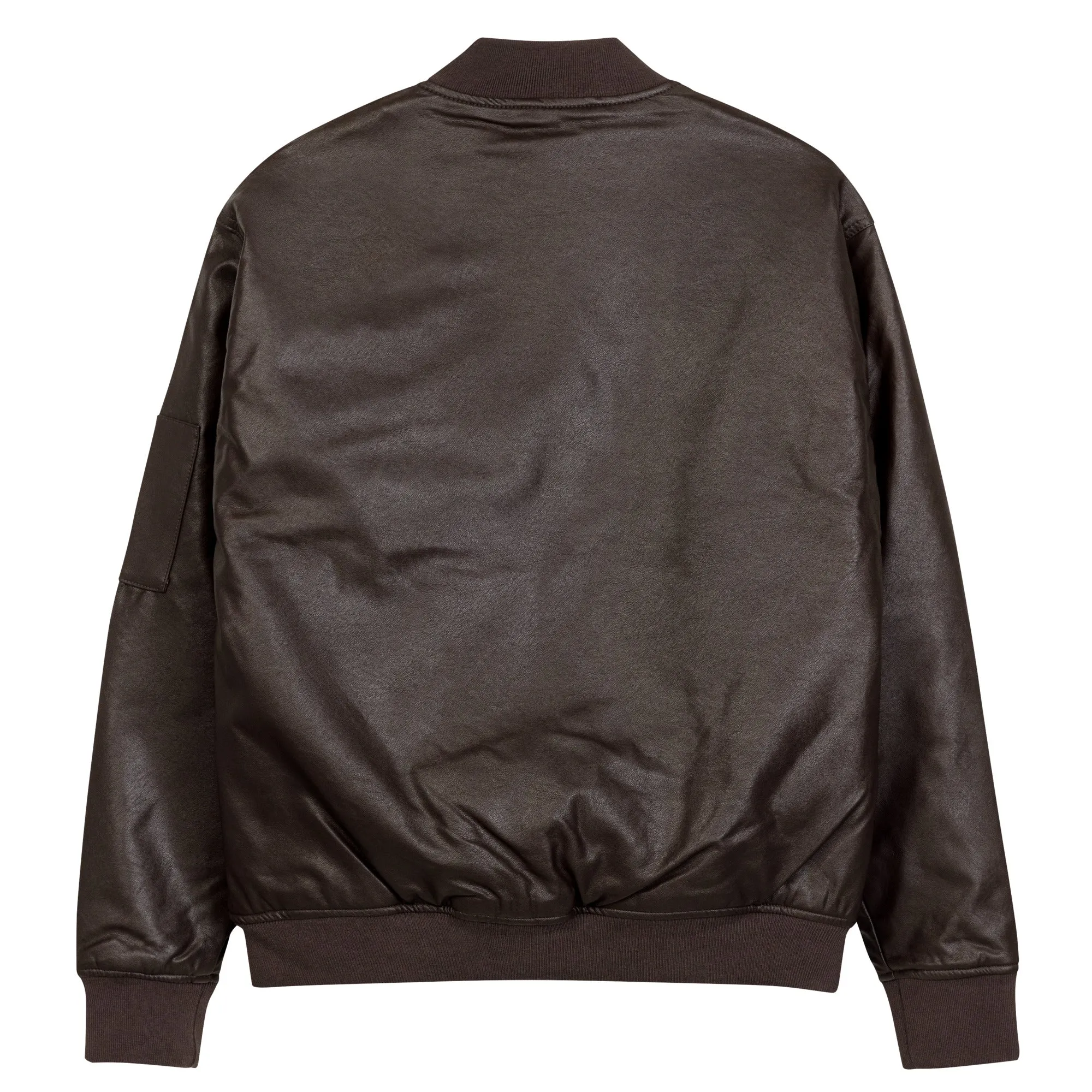 Luxury Leather Bomber Jacket