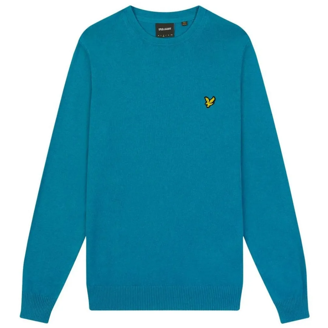 Lyle & Scott Brand Logo Leisure Blue Jumper