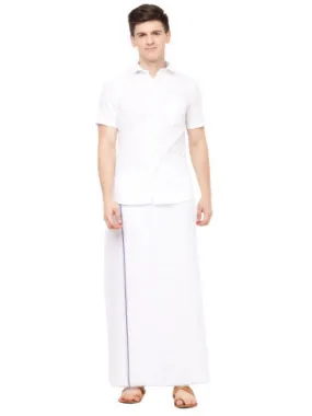 Mens Anti-Viral SB Dhoti & Half Sleeves Shirt Set