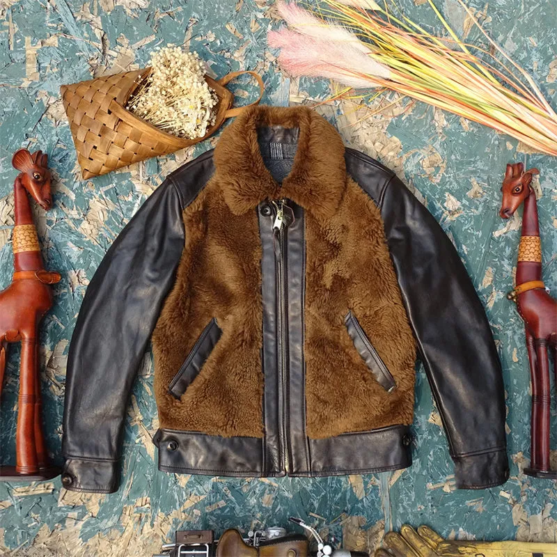 Men's Leather Grizzly Jacket