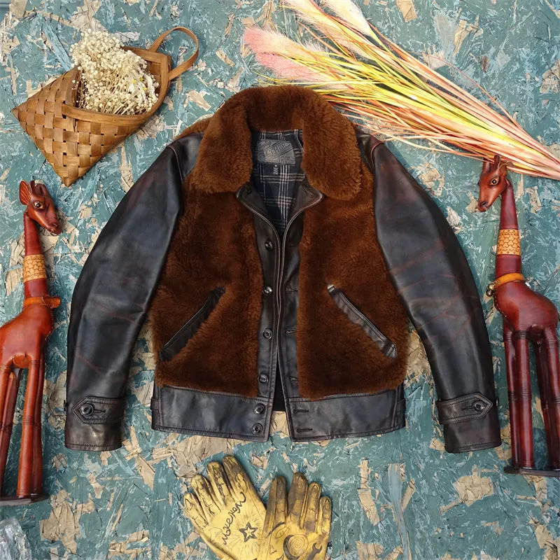 Men's Leather Grizzly Jacket