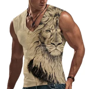 Men's Printed Casual Tank Top 91369229L