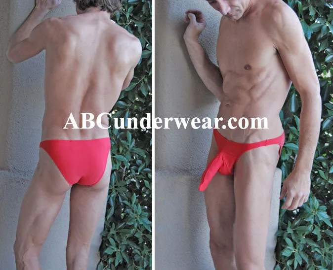 Men's Red DIQ 2 Bikini Underwear - BLOWOUT SALE!