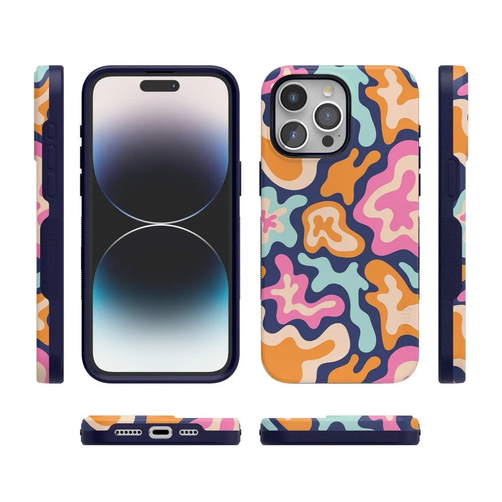 Midnight Color Splash | Abstract Retro Case